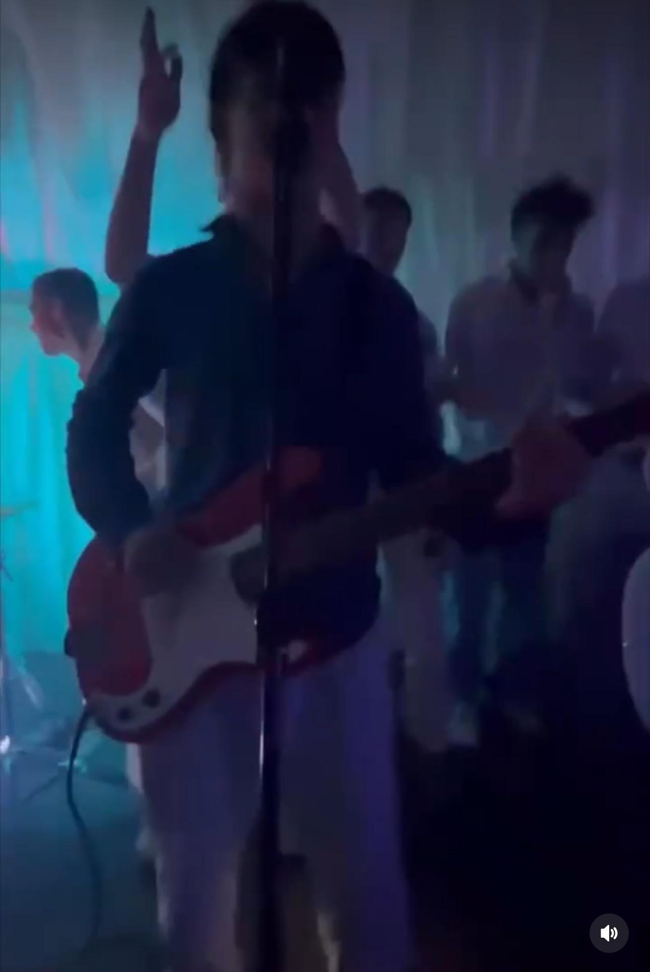 Memorable concert moment with Driveblind performing atmospheric indie music